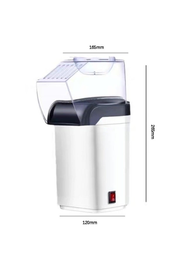 minijoy Hot Air Popcorn Machine High Power 1200W, Popcorn Maker, Quickly Complete Delicious and Healthy Food in 2-3 Minutes, White - Image 4