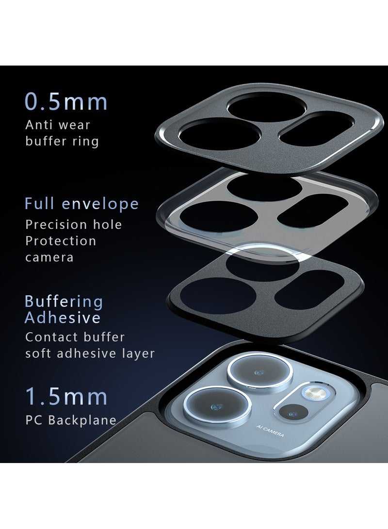 For OPPO Reno14 F Case, Compatible with MagSafe, TPU+PC Shockproof Matte Skin Feel Mobile Phone Magnetic Back Cover, Anti-fingerprint Slim Fit Protective Casing - Image 4