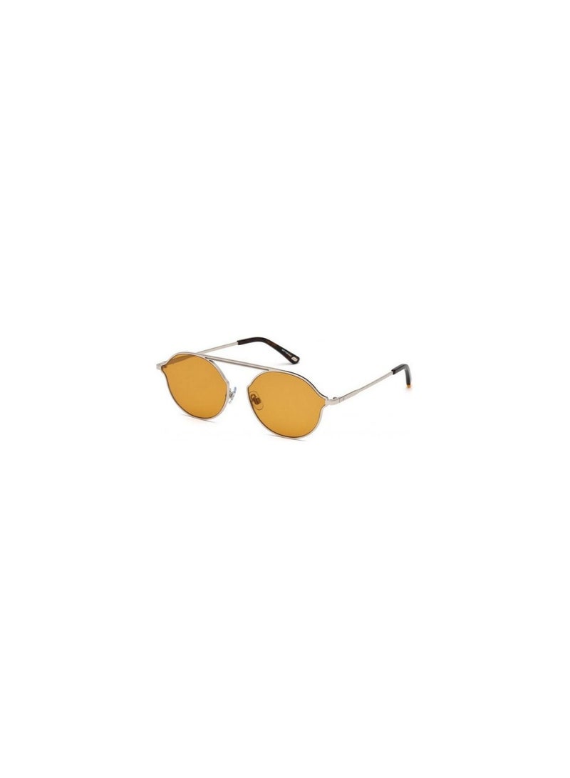 WEB EYEWEAR نظارات شمسية معدنية بنية للجنسين WE0198 57 16E - Image 2