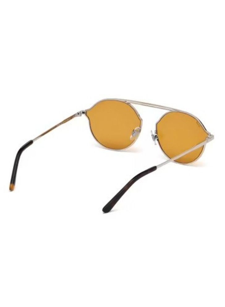 WEB EYEWEAR نظارات شمسية معدنية بنية للجنسين WE0198 57 16E - Image 4