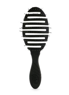 Flex Dry Black Hair Brush, Revolutionary Tangle Free, Ultra Soft, Bristles, Pain Free Detangling, Less Damage Super Thin, Flexible, Scalp Massaging