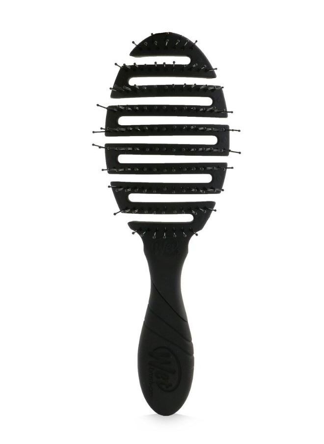 Wet brush - Flex Dry Black Hair Brush, Revolutionary Tangle Free, Ultra Soft, Bristles, Pain Free Detangling, Less Damage Super Thin, Flexible, Scalp Massaging - Image 1