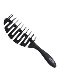 Wet brush Flex Dry Black Hair Brush, Revolutionary Tangle Free, Ultra Soft, Bristles, Pain Free Detangling, Less Damage Super Thin, Flexible, Scalp Massaging  - Image 3