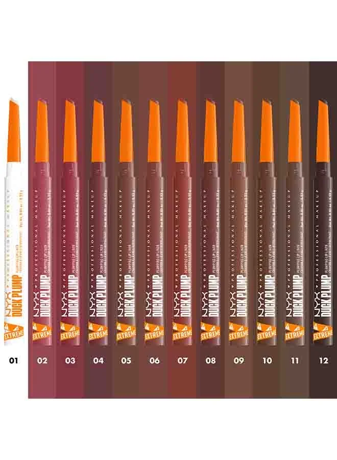 NYX PROFESSIONAL MAKEUP NYX Professional Makeup Duck Plump Plumping Lip Liner, Lip Liner, Up To 10 HR Wear, Matte Finish, Double Dose