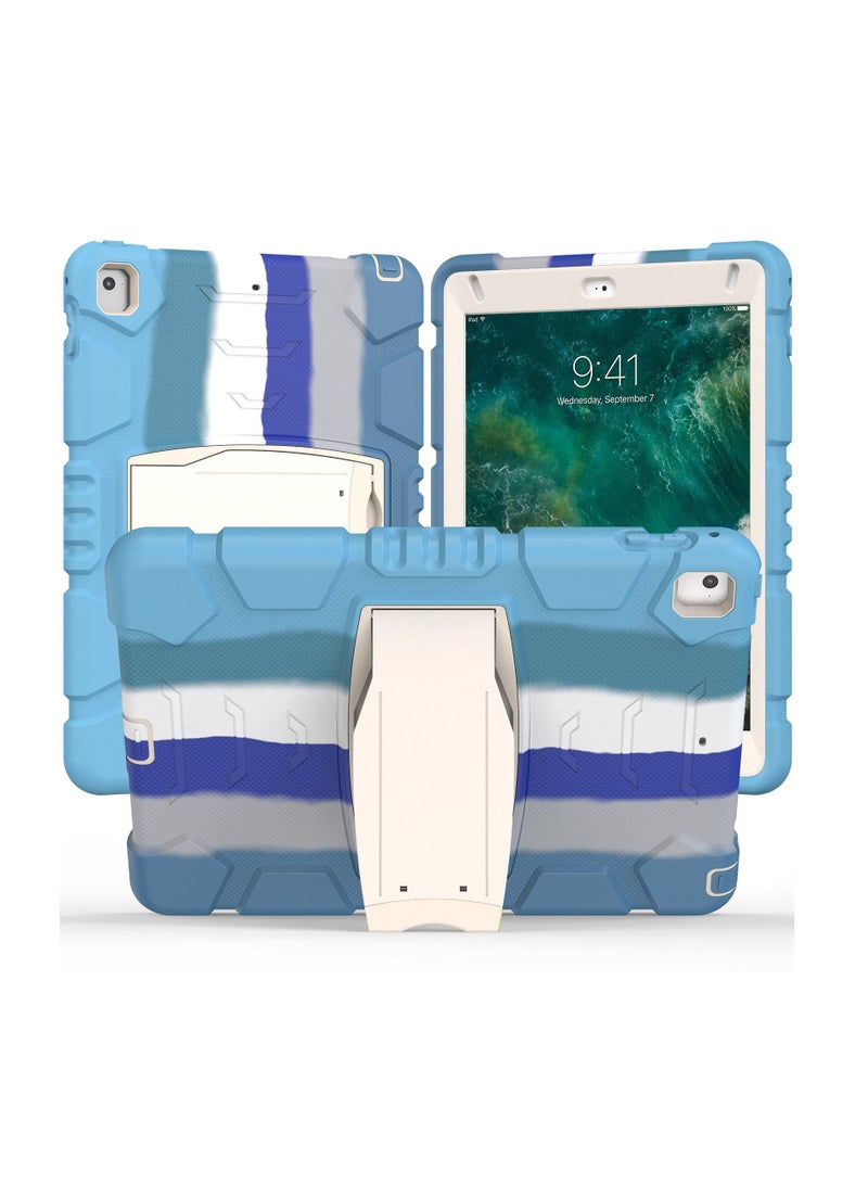 GULFLINK Gulflink Protective Back Case Cover for Apple iPad 2018/2017/Pro/Air2 9.7 inch colourful blue - Image 1