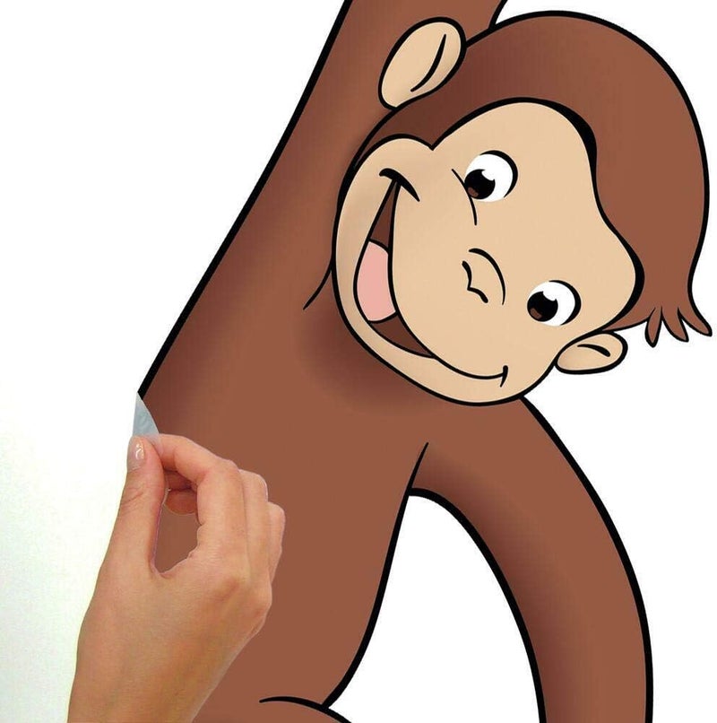 DreamWorks RoomMates DreamWorks Curious George Peel and Stick Giant Wall Decal by RoomMates RMK1082GM - Image 2