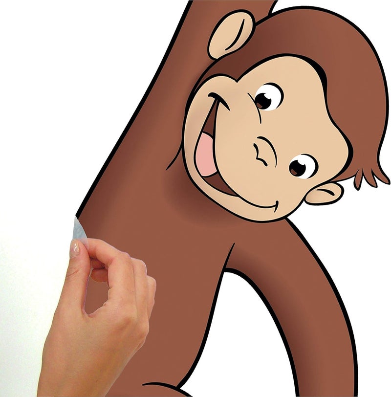 DreamWorks RoomMates DreamWorks Curious George Peel and Stick Giant Wall Decal by RoomMates RMK1082GM - Image 4