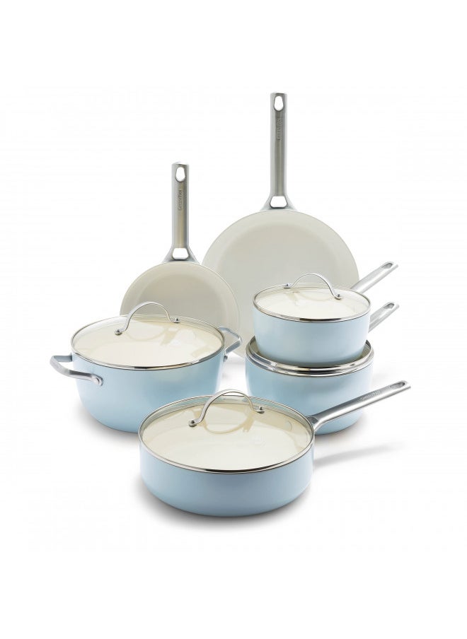 GreenPan Padova Hard Anodized Healthy Ceramic Nonstick, 10 Piece Cookware Pots and Pans Set, PFAS-Free, Dishwasher Safe, Light Blue - pzsku/ZD66C22530717E864C10BZ/45/_/1728457973/65bcb979-b20c-4f42-b8e4-b63b5ef97a39