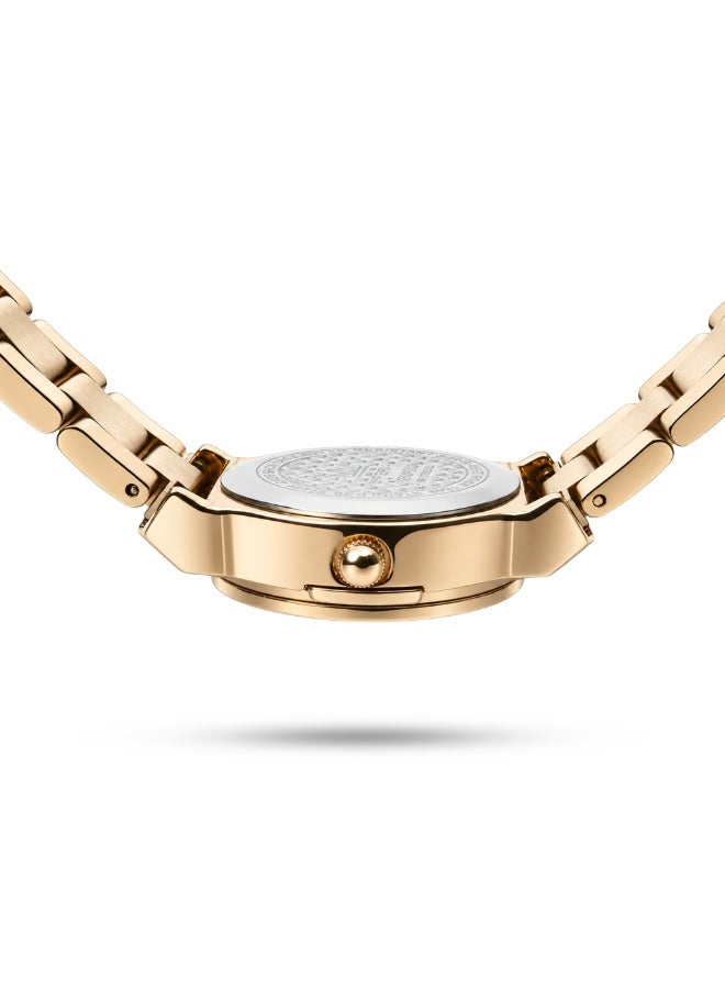 IMPERIAL Women's Rose Gold Stainless Steel Watch, White Dial, Y121 Movement, Butterfly Clasp, 3ATM Watch for Women | IMP.GD6637L7491 - Image 3