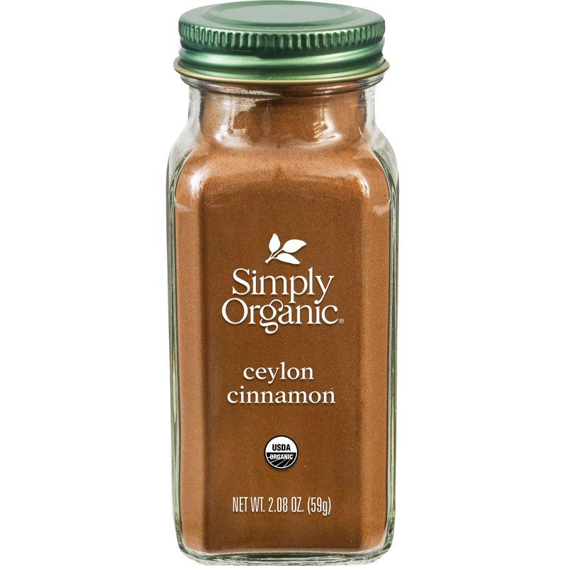 Simply Organic Ceylon Ground Cinnamon, 2.08 Ounce, Non-GMO Organic Cinnamon Powder - Image 1