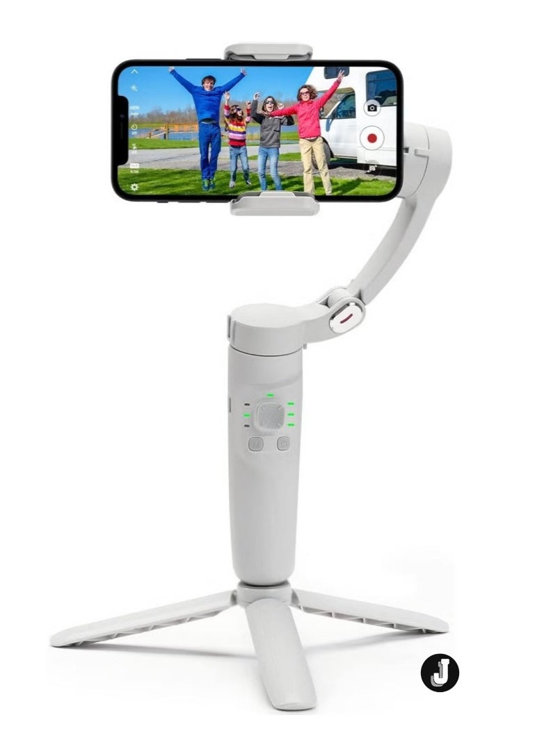 JAJEEK - "M1 3-Axis Gimbal Handheld Stabilizer for Phone – Foldable Design, Anti-Shake Stabilization for Video Recording & Vlogging" - Image 1