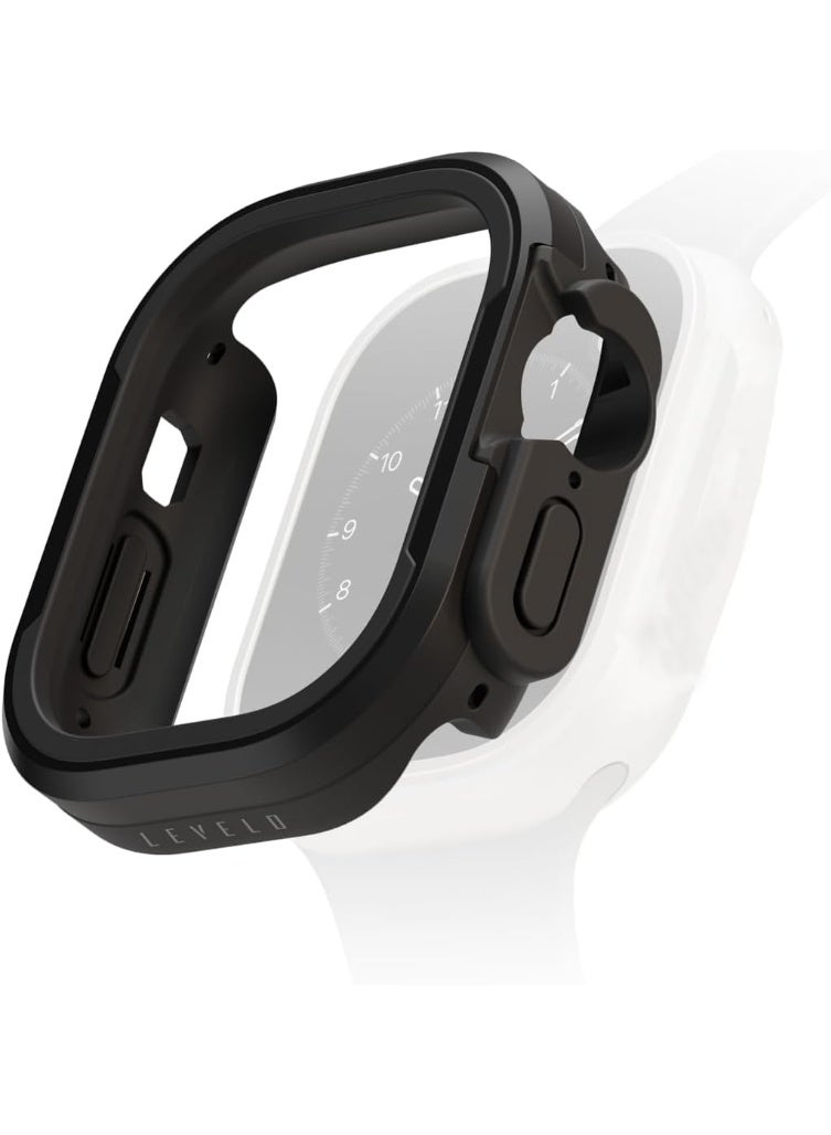 MUNTAQI Shockproof Watch Case Bumper for 46mm Smartwatch – Full Protective TPU Cover Shell – Anti-Scratch, Lightweight, Easy Snap-On Fit for Men & Women - Image 2