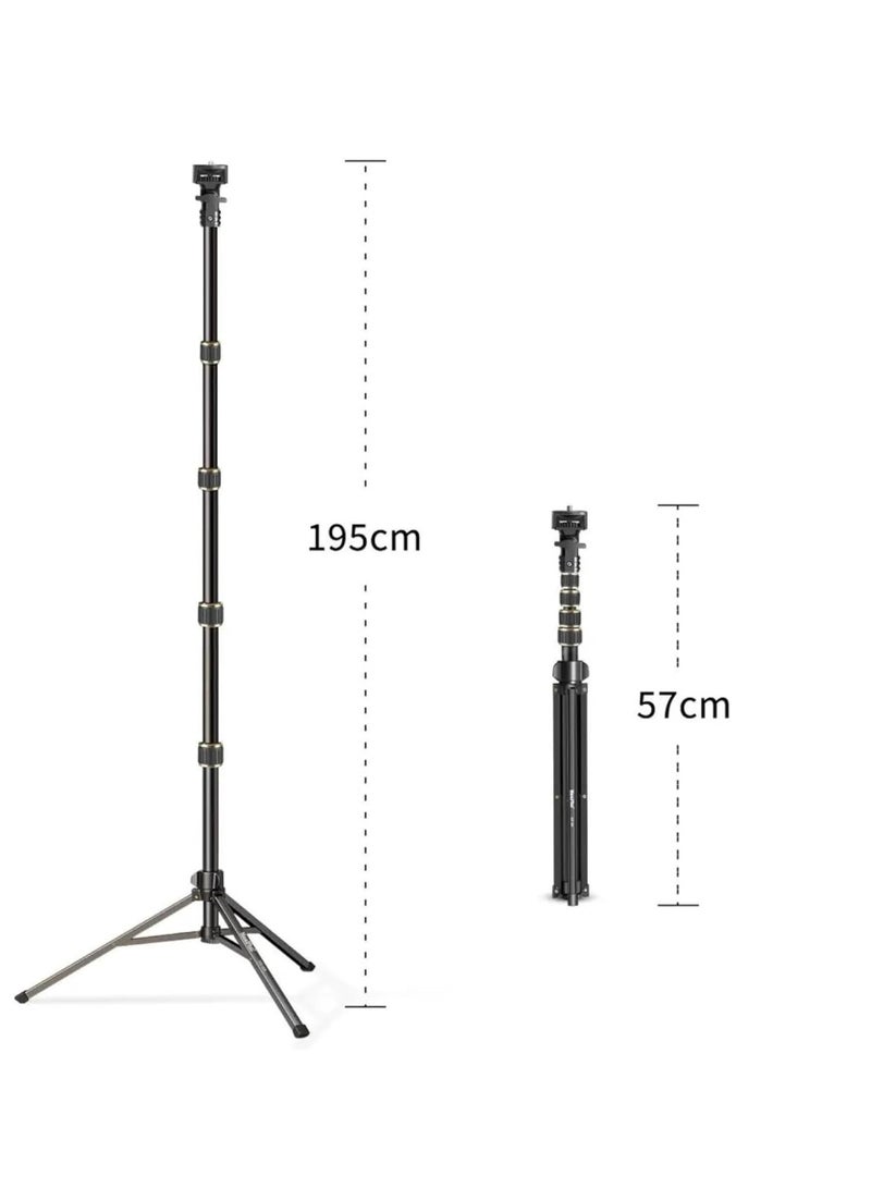 Nevo NP-3180S Professional Camera Tripod with 360 Degree Stable Flip Lock and Aluminum Alloy Legs - Black  - Image 2