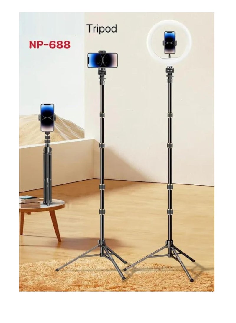 Nevo NP-3180S Professional Camera Tripod with 360 Degree Stable Flip Lock and Aluminum Alloy Legs - Black  - Image 4