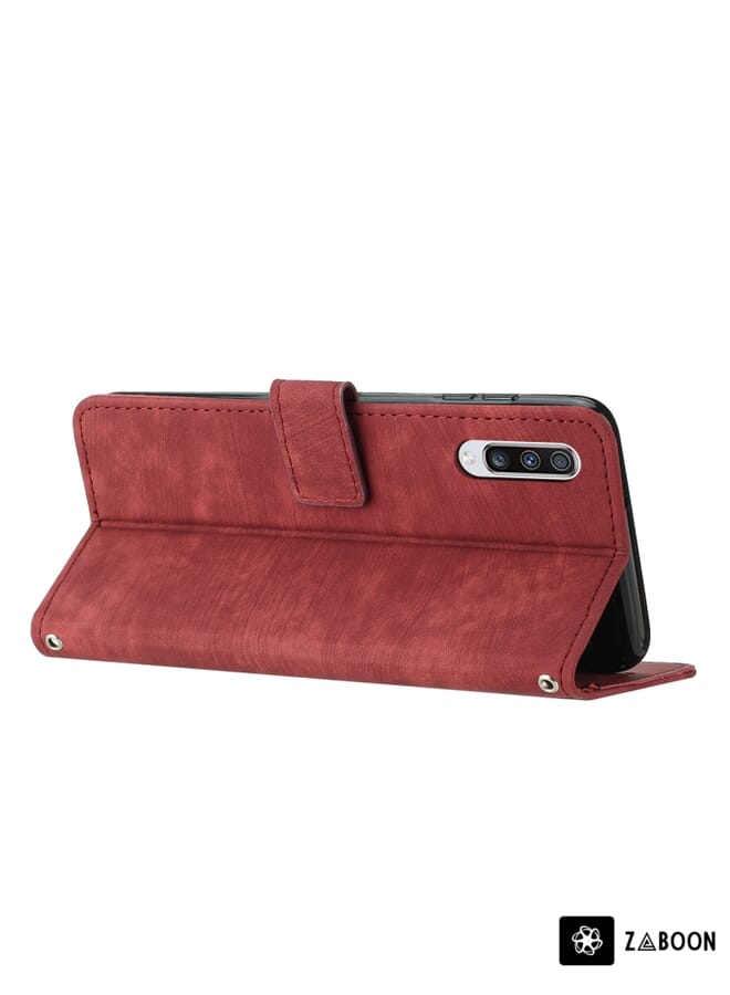 Zaboon Protective Case For Ulefone Note 14 Magnetic Buckle Retro Texture Leather - Image 3