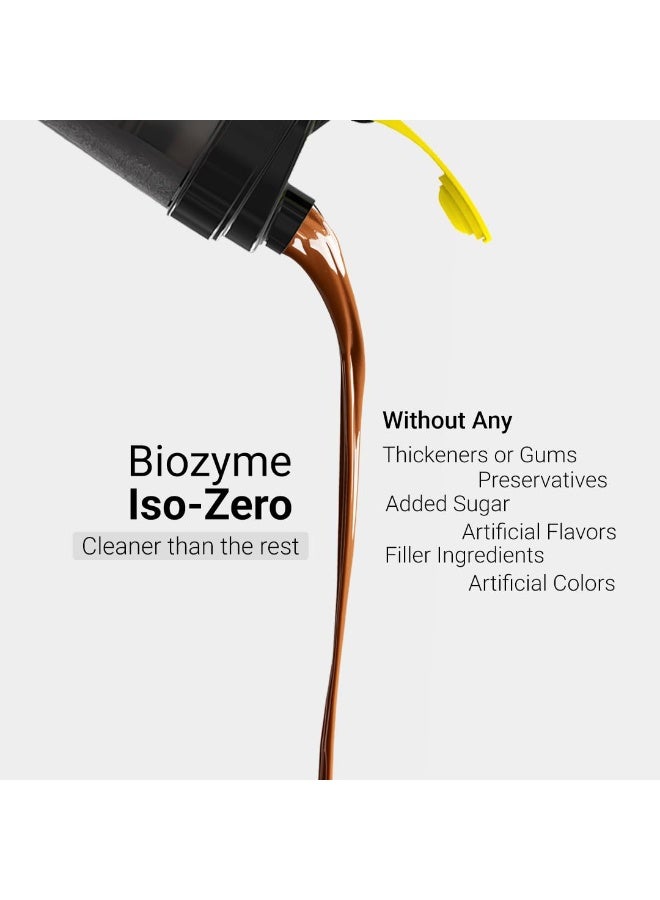 MuscleBlaze Biozyme Iso-Zero, Low Carb Whey Protein Isolate Powder, Ice Cream Chocolate, 5 Sachets (33.5g each) | Travel Pack | 27g Protein Per Sachet - Image 3