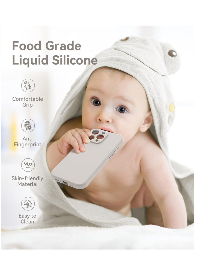 Silicone Case for iPhone 16 Pro - Camera Protection, MagSafe Compatible, Anti-Scratch Microfiber Lining, Includes 2 Screen Protectors - Image 4