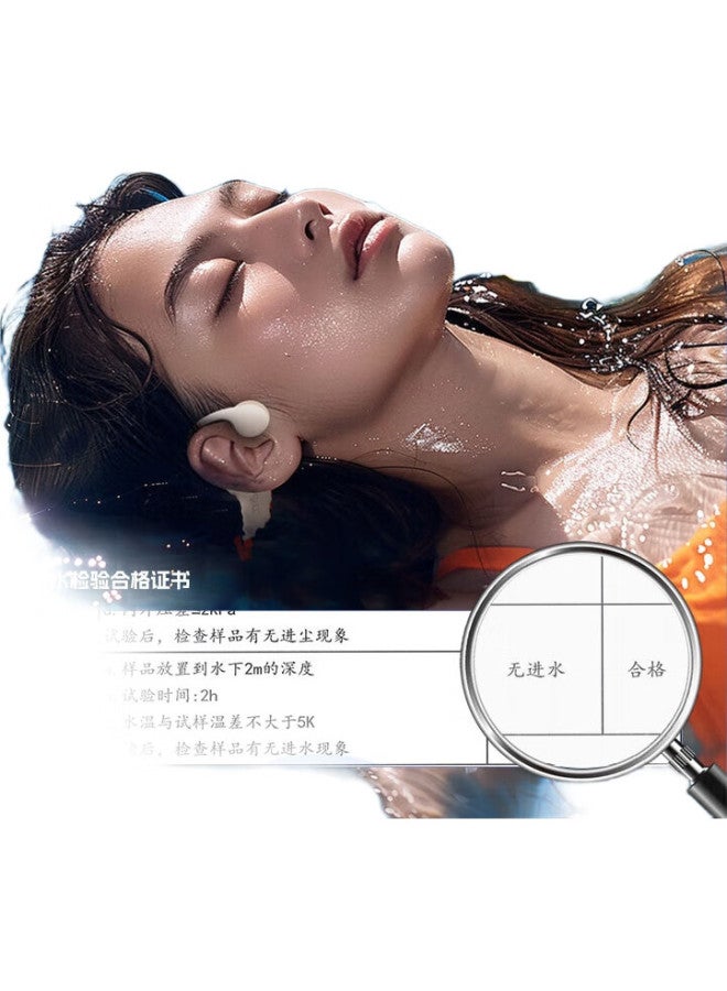 POLVCDG X7 Bone Conduction Bluetooth Headphones Open-Ear Professional Swimming Headphones Wireless Sports Headphones For Running Fitness Cycling Anti-Drop Waterproof Sweat-Proof Long Battery Life - Image 2