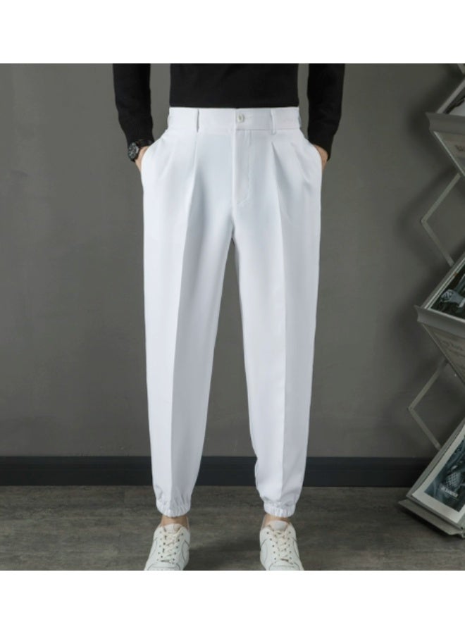 Shougu Men's Fashionable Casual Business Suit Pants  - Image 1