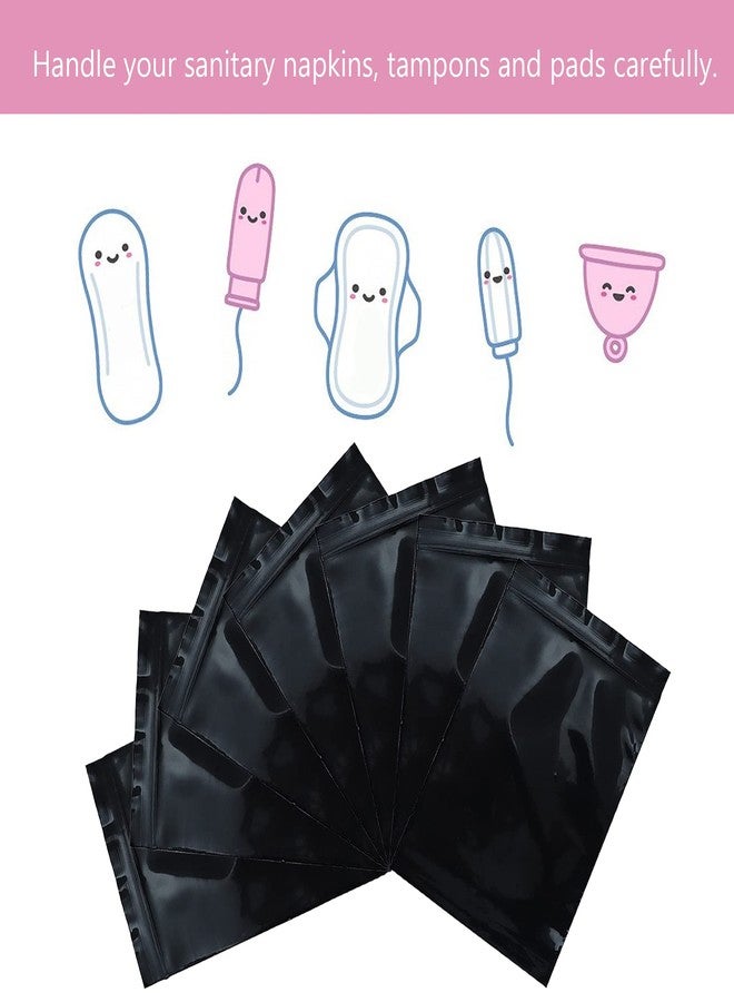 Sadocom Tampon Disposal Bags, Feminine Hygiene Disposal Bags, Sealable and Prevents Odours, Set of 100 Pack - Image 5