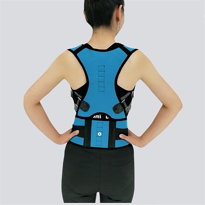 Posture Corrector Men Women Back Brace Trainer Vest Tummy Control Body Shaper for Spinal Neck Shoulder and Full Back Support Belt Back Posture(A,XX) - Image 4
