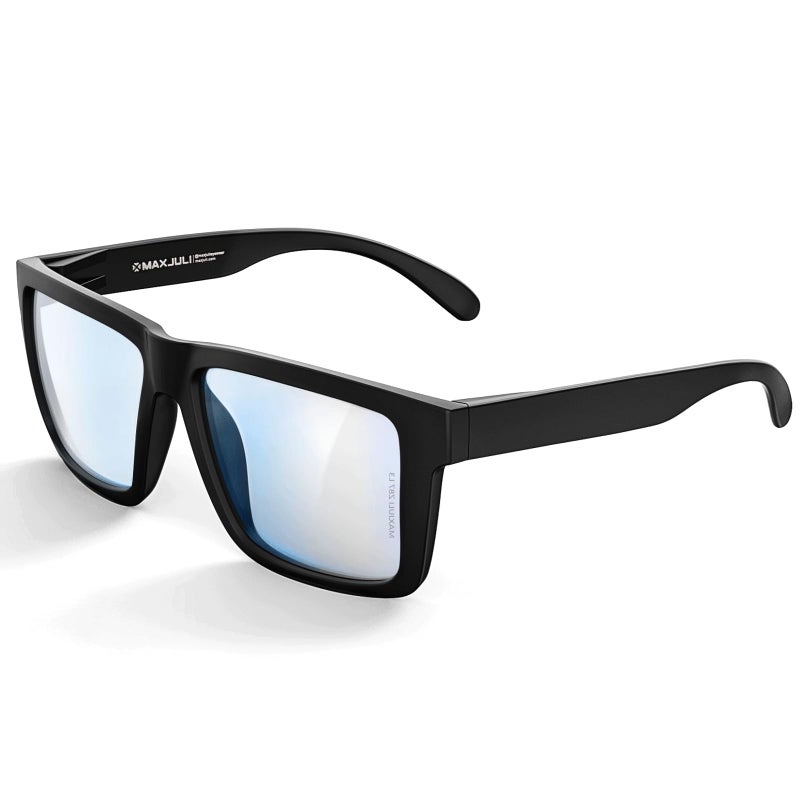 MAXJULI Blue Light Glasses XXL Size Double Extra Large Z87 for Big Wide Heads Men 8228 Black - Image 2