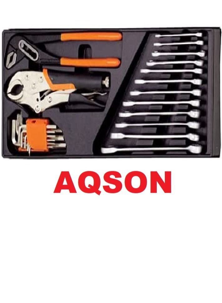 AQSON metal box tools set 85pcs Portable metal multi-function household car foldable - Image 4