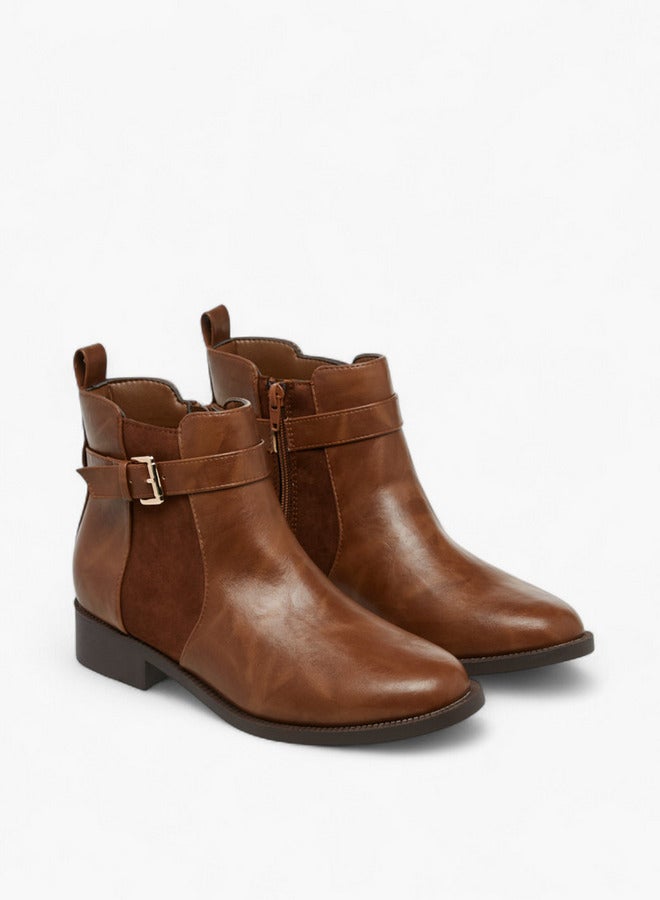 فلورا بيلا من شو إكسبرس أحذية الكاحل ذات الألواح مع سحاب إغلاق - Image 3