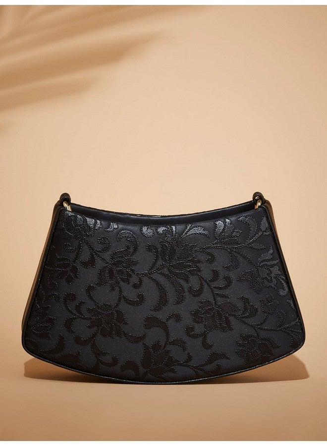 Fargo PU Women's Sling Bag (Black) - Image 5