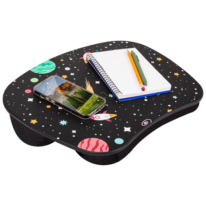 LAPGEAR MyStyle Portable Lap Desk with Cushion - Space Odyssey - Fits up to 15.6 Inch Laptops - Style No. 45337 - Image 1