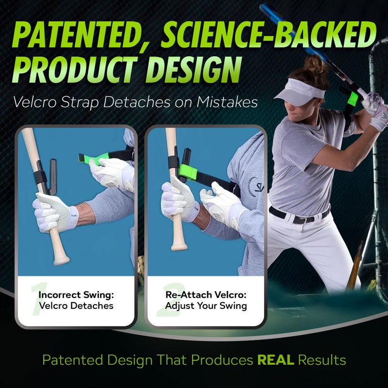 SWINGRAIL Baseball/Softball Swing Trainer Aid - Equipment for Batting and Hitting - Image 5