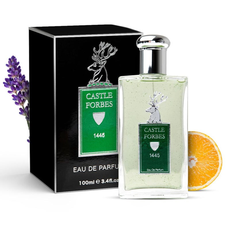 Castle Forbes 1445 Fragrance for Men 100ml  Light  Timeless Cologne Scent wEssential Oils  Distinctly British ParabenFree CrueltyFree Sophisticated Grooming Essentials
