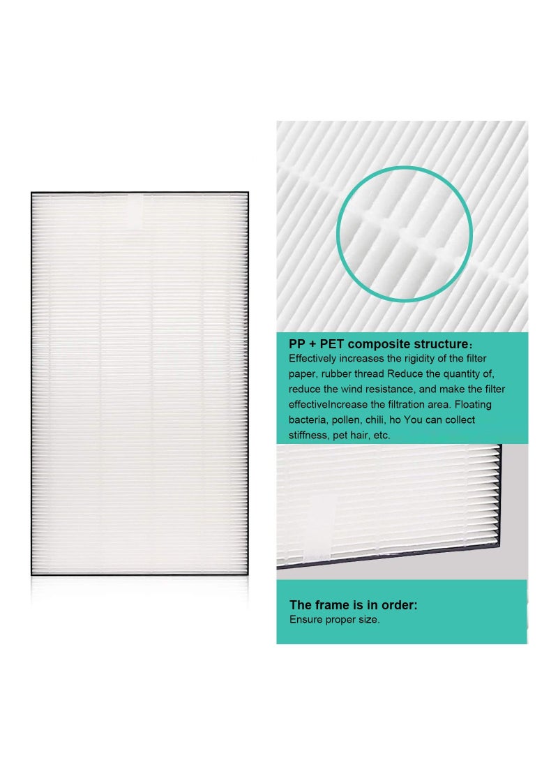 Generic - FY3433 FY3432 HEPA Filter Compatible with Philips Air Purifier AC3252 AC3254 AC3256 AC3259 AC3258 AC3260 Replace The Activated Carbon Filter - Image 1