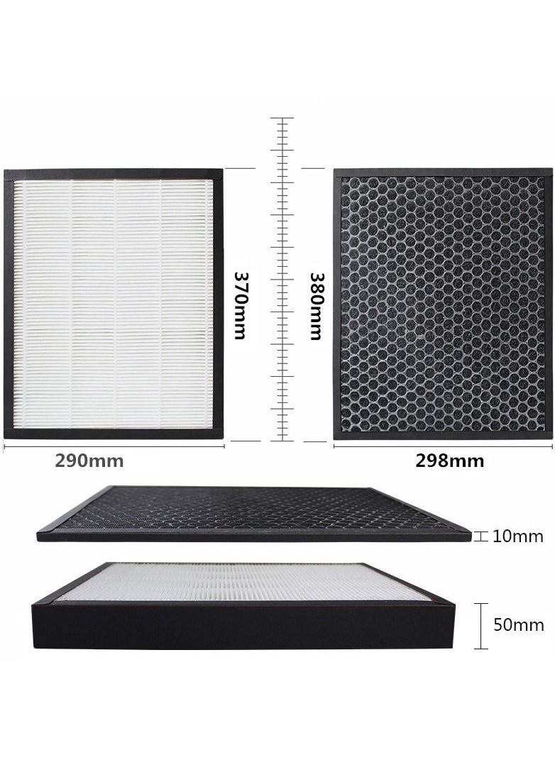 Generic - FY3433 FY3432 HEPA Filter Compatible with Philips Air Purifier AC3252 AC3254 AC3256 AC3259 AC3258 AC3260 Replace The Activated Carbon Filter - Image 1