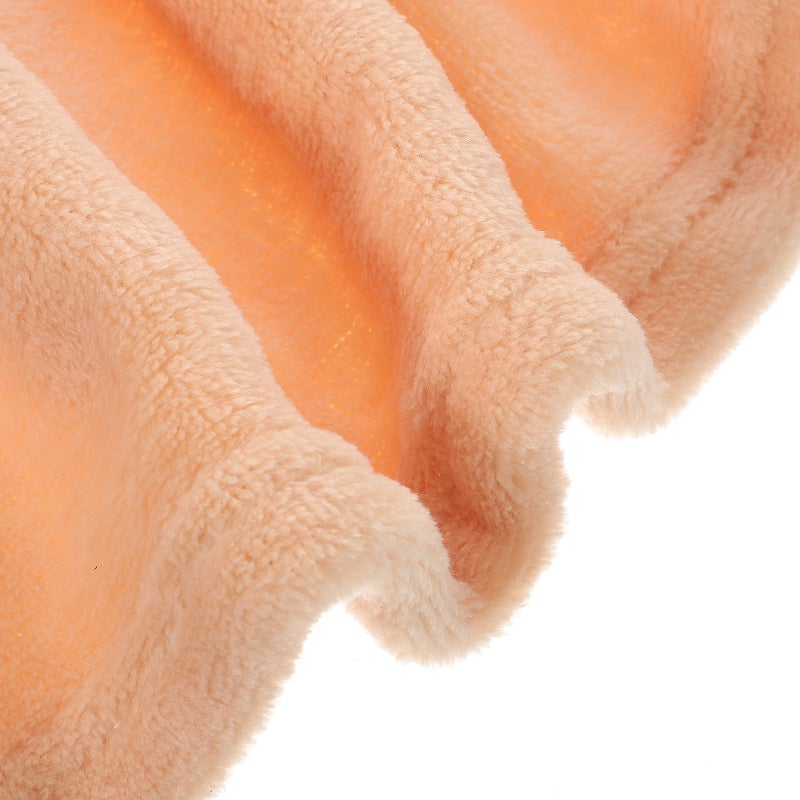 Gorgeous Flannel Fleece Pet Blanket Cozy Towel Color Pet Blanket(Camel) - Image 2