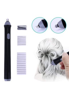 Excefore Electric Eraser Kit with 23 Eraser Refills Battery Operated Automatic Portable Rubber Pencil Eraser Auto Erasers for Drawing Painting Sketching Drafting Architectural Arts Crafts  - Image 1