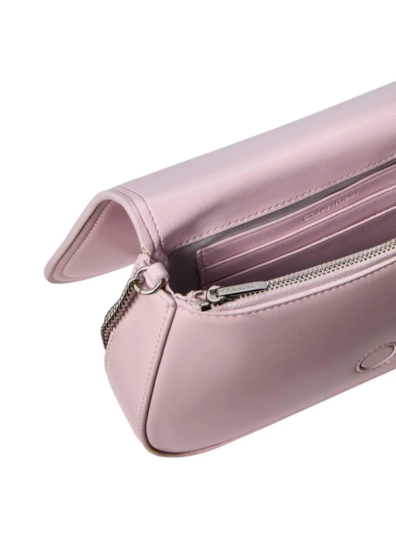 CALVIN KLEIN  Curved Wallet With Chain Strap for Women | Best Price UAE