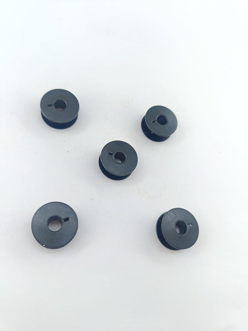 advancedestore Set of 5Pcs Black Bobins Steel Big Machine Sewing Bobbins Thread Steel Bobbins - Image 4