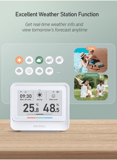 INKBIRD IBS-TH5-WIFI Indoor Temperature and Humidity 8-in-1 Monitor Home Weather Station with 3.71 Inches Electronic Ink Display Smart Alarms Indoor Air Quality Monitor 2 Years Data Cloud Storage - pzsku/ZD66D244AE2481E01DA13Z/45/_/1709797216/83c9f683-3710-4fef-94da-75f5afd5d414