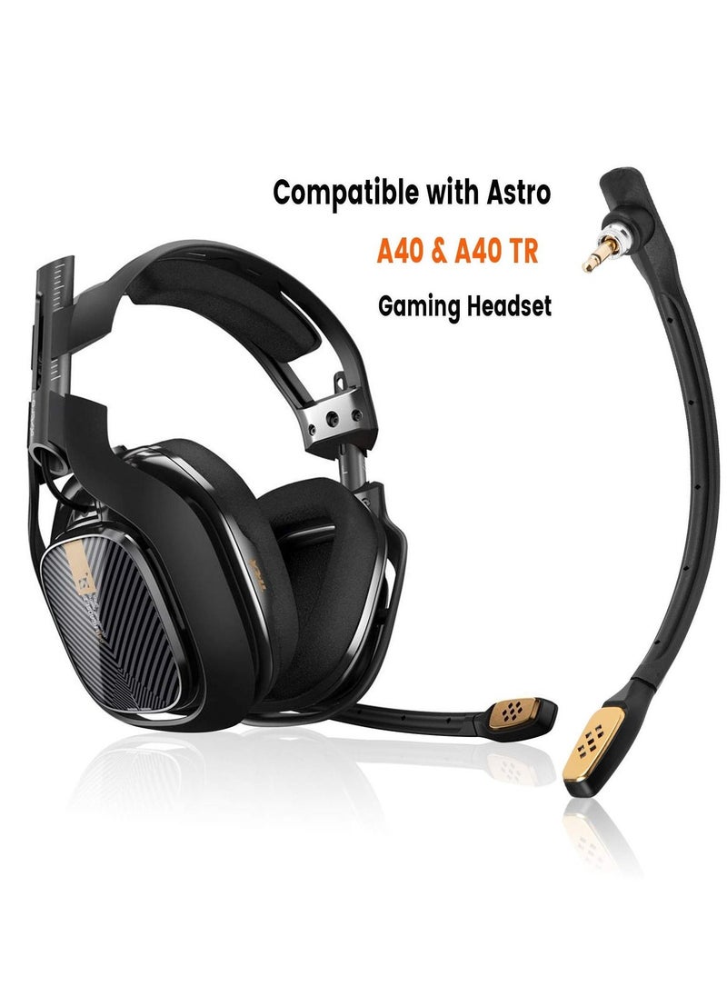 Generic - Mic Replacement for Astro A40/A40 TR Gaming Headset, Detachable Noise Cancelling Boom Microphone, Gaming Headset Accessory for PS5, PS4, PC, Mac (Black) - Image 1