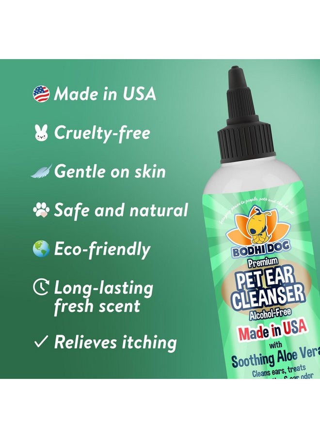 Bodhi Dog - Bodhi Dog Ear Cleaner Solution for Dogs and Cats | Aloe Vera Cleaning Treatment for Ear Treatment | Gentle Cleanser for Ears (8oz Alcohol Free) - Image 1