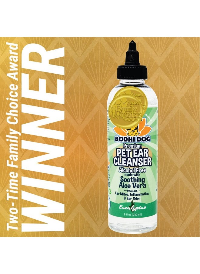 Bodhi Dog - Bodhi Dog Ear Cleaner Solution for Dogs and Cats | Aloe Vera Cleaning Treatment for Ear Treatment | Gentle Cleanser for Ears (8oz Alcohol Free) - Image 1