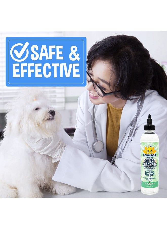 Bodhi Dog - Bodhi Dog Ear Cleaner Solution for Dogs and Cats | Aloe Vera Cleaning Treatment for Ear Treatment | Gentle Cleanser for Ears (8oz Alcohol Free) - Image 1