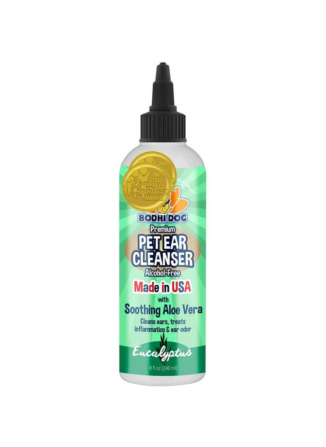 Bodhi Dog - Bodhi Dog Ear Cleaner Solution for Dogs and Cats | Aloe Vera Cleaning Treatment for Ear Treatment | Gentle Cleanser for Ears (8oz Alcohol Free) - Image 1