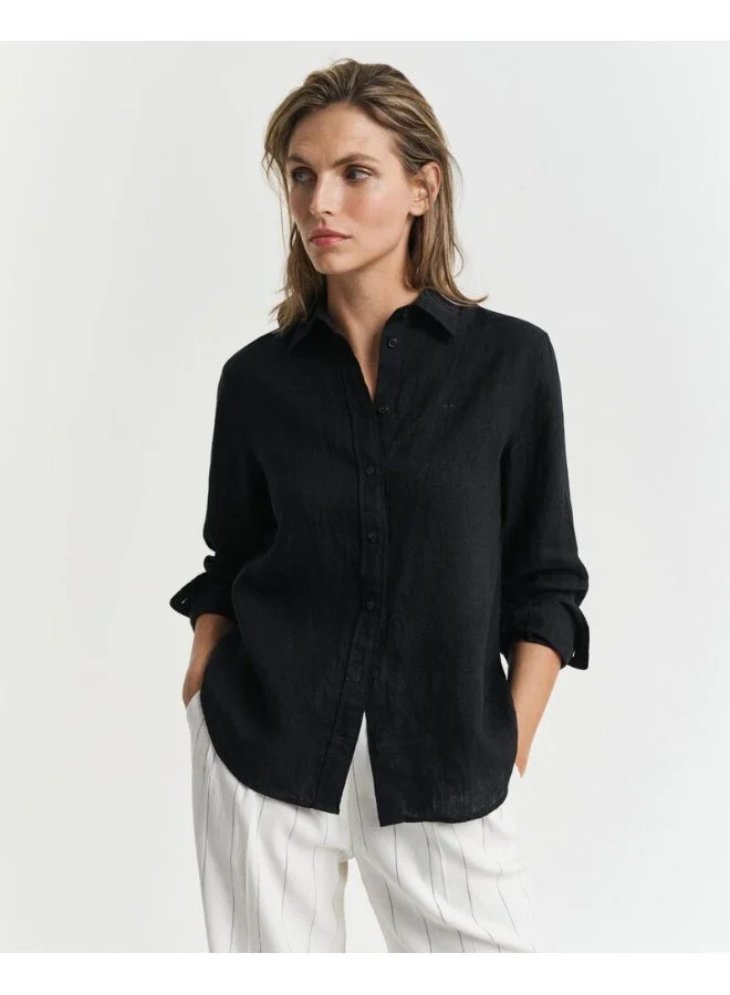 غانت قميص كتان عادي