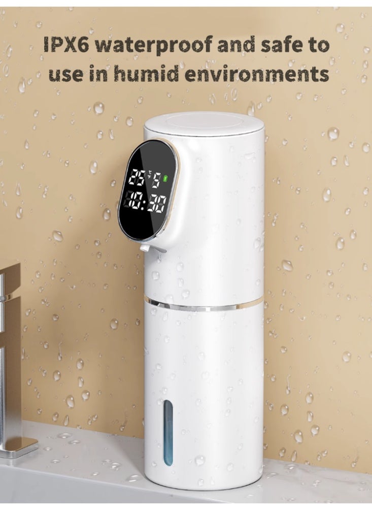 Automatic Hand Sanitizer Dispenser For Children,Foam Hand Washing Machine Electric Sensor Type Home Use White Countertop Model