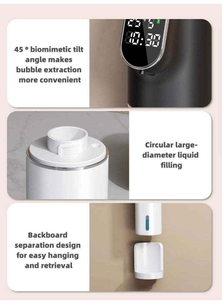 Automatic Hand Sanitizer Dispenser For Children,Foam Hand Washing Machine Electric Sensor Type Home Use White Countertop Model