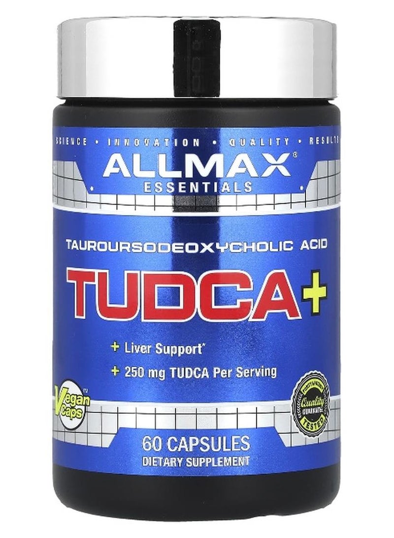 ALLMAX، TUDCA+، 250 ملغ، 60 كبسولة