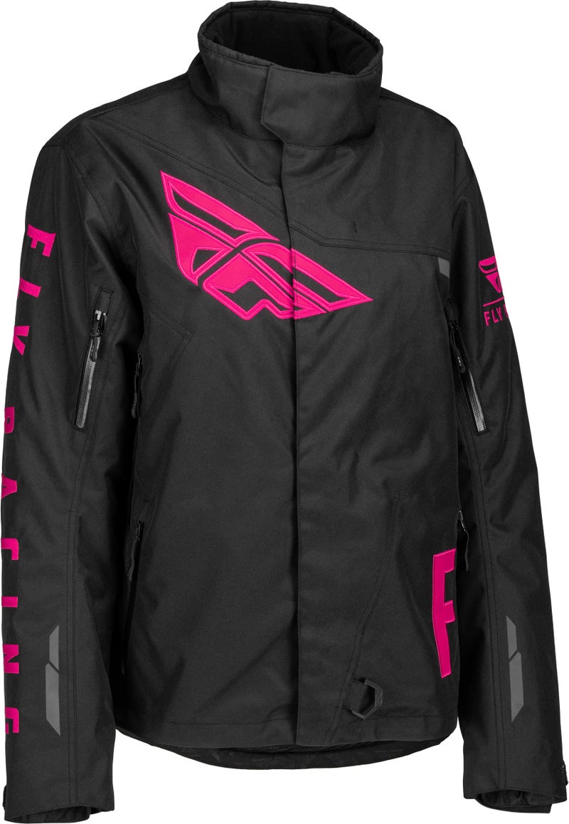 Fly Racing 2023 Women's SNX Pro Jacket (Black/Pink, Medium) - Image 1