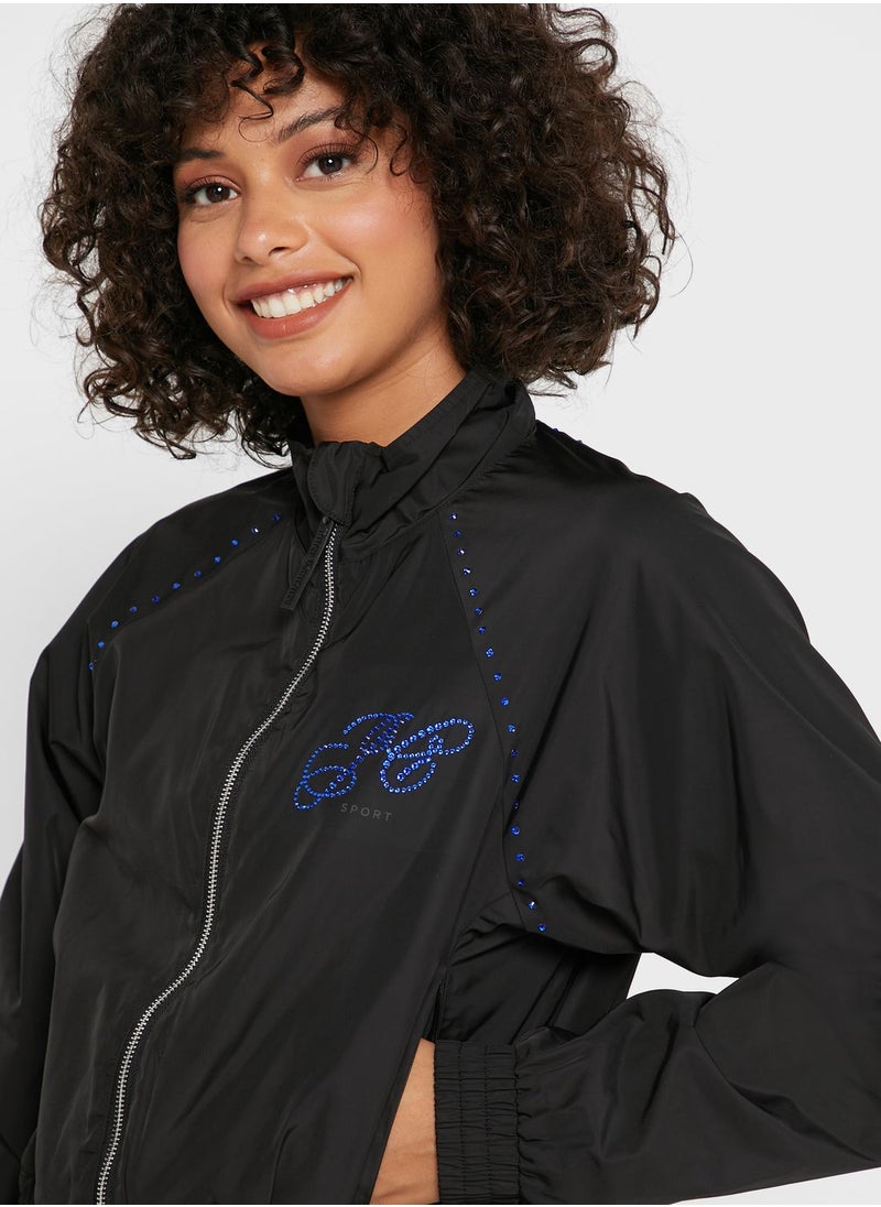 Juicy Couture - Embellished Track Jacket - Image 1